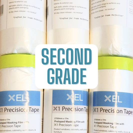 Pretaped Masking Film | SECOND GRADE | Box of 6